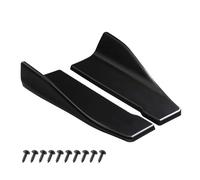 El Alerón Trasero 35cm 48cm Ajuste Universal Alerón Coche Parachoques Lateral Falda Lateral Trasera Labio Balancín Alas Adornos Protección Alerón Coche(35cm Black)