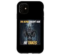 El Alfa no le Pregunta Que se Tome un Meme Gracioso de Lobo Alfa Carcasa para iPhone 11