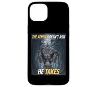 El Alfa no le Pregunta Que se Tome un Meme Gracioso de Lobo Alfa Carcasa para iPhone 15 Plus