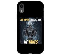 El Alfa no le Pregunta Que se Tome un Meme Gracioso de Lobo Alfa Carcasa para iPhone XR
