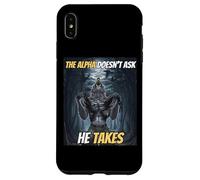 El Alfa no le Pregunta Que se Tome un Meme Gracioso de Lobo Alfa Carcasa para iPhone XS MAX