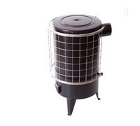 El Almacen Del Profesional, Estufa Grande Redonda De Leña, Salida Tubo 120Mm, Potencia 9,5Kw Para Calentar Una Superficie De 50 M², Chapa Negra