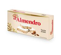 El Almendro, Turrón Duro de Almendra, Turrón Sin Gluten, Turrón Tradicional con Miel y Almendras Seleccionadas, Receta Tradicional Desde 1880, 250 Gramos