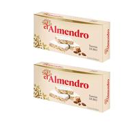 El Almendro, Turrón Duro de Almendra, Turrón Sin Gluten, Turrón Tradicional con Miel y Almendras Seleccionadas, Receta Tradicional Desde 1880, 250 Gramos