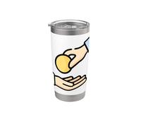 El altruismo ayuda desinteresada a otros a amar la creencia moral altruista Vaso térmico de acero inoxidable de doble pared