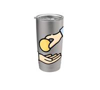 El altruismo ayuda desinteresada a otros a amar la creencia moral altruista Vaso térmico de acero inoxidable de doble pared