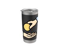 El altruismo ayuda desinteresada a otros a amar la creencia moral altruista Vaso térmico de acero inoxidable de doble pared