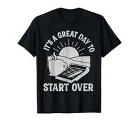 El amanecer motivacional comienza de nuevo la mentalidad positiva Camiseta