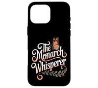 El amante de la naturaleza mariposa susurrador monarca Carcasa para iPhone 16 Pro Max