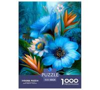 El Amante del Azul Puzzle 1000 Piezas, Juego Educativo, Desafío, Clásicos para Adultos Y Niños A Partir De 12 Años Un Rompecabezas Desafiant-Obra De Arte, Creatividad 38x26cm/1000pcs