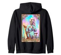 El Amante del Café Tarot Tarjeta Café Ice Latte Espresso Mujeres Sudadera con Capucha