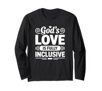 El Amor de Dios es Totalmente inclusivo - Gay Pride Christian Manga Larga