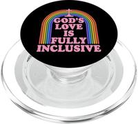 El Amor De Dios Es Totalmente Inclusivo Lindo Christian Gay LGBTQ Aliado PopSockets PopGrip para MagSafe