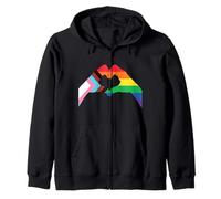 El Amor del Mes del Orgullo de la Bandera LGBTQI GANA Sudadera con Capucha