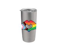 El amor del mes del orgullo de la bandera LGBTQI gana Vaso térmico de acero inoxidable de doble pared