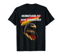 El Amor en casa no es un Crimen - Regalo de águila Alemana Camiseta