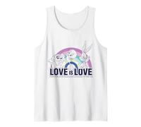 El Amor es Amor Looney Tunes Rainbow Pride Igualdad Camiseta sin Mangas