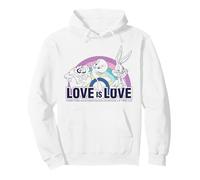 El Amor es Amor Looney Tunes Rainbow Pride Igualdad Sudadera con Capucha