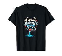 El Amor es Dejar IR el Flujo Juego de Palabras de Fontanero Camiseta