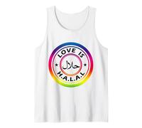 El Amor es Halal Arcoíris Inclusivo | Unidad LGBTQ+ Camiseta sin Mangas