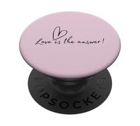 El amor es la respuesta iV PopSockets PopGrip Adhesivo