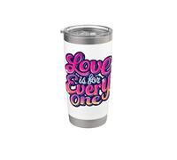 El amor es para cada uno Vaso térmico de acero inoxidable de doble pared