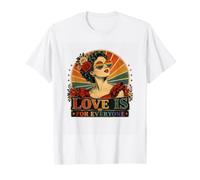 El Amor es para Todos, Orgullo, Igualdad y Orgullo LGBTQ, diseño de arcoíris Camiseta