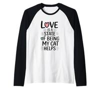 El Amor es un Estado de ser. Camiseta Manga Raglan
