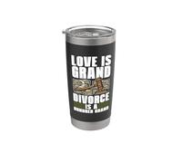El amor es un gran divorcio es asesoramiento abogado de divorcio Vaso térmico de acero inoxidable de doble pared