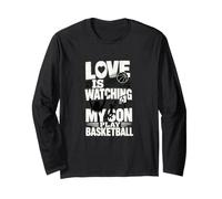 El Amor es Ver a mi Hijo Jugar Baloncesto Manga Larga