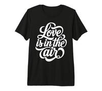El Amor está en el Aire Diseño de guión romántico Camiseta Premium