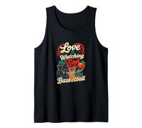 El Amor está Viendo a mi Hijo Jugar al aro de Baloncesto Camiseta sin Mangas