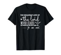 El Amor Inquebrantable del Señor Nunca Termina Camiseta