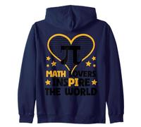 El Amor matemático inspira el Día Mundial de Las Matemáticas Feliz Día del Pi Sudadera con Capucha