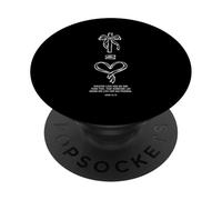 El Amor Mayor no Tiene una fe Cristiana Jesús Cruz Adoración PopSockets PopGrip Adhesivo