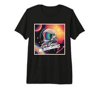 El Amor no Conoce límites Rainbow Astronauta Gay Espacio Misión Camiseta Premium