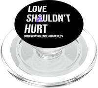 El Amor no Debe herir - Conciencia sobre la Violencia doméstica PopSockets PopGrip para MagSafe