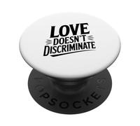 El Amor no discrimina el Mensaje del Orgullo por la Igualdad PopSockets PopGrip Adhesivo