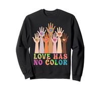 El amor no tiene color, todos son bienvenidos aquí maestra Sudadera