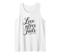 El Amor Nunca Falla 2 Corintios 13:8 Camiseta sin Mangas