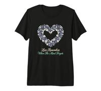 El Amor Recuerda Cuando la Mente Olvida al Cuidador de Alzheimer Camiseta Premium