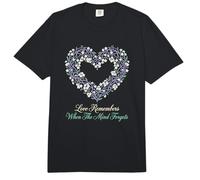 El Amor Recuerda Cuando la Mente Olvida al Cuidador de Alzheimer Comfort Colors Adult Heavyweight T-Shirt