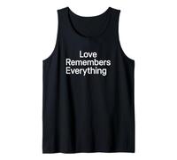El Amor Recuerda Todo Pareja romántica Sentimental Camiseta sin Mangas