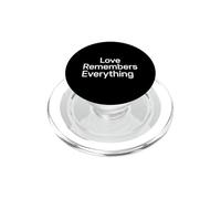 El Amor Recuerda Todo Pareja romántica Sentimental PopSockets PopGrip para MagSafe