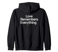El Amor Recuerda Todo Pareja romántica Sentimental Sudadera con Capucha