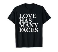 El Amor Tiene Muchas Caras declaración de Amante Camiseta