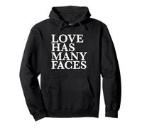 El Amor Tiene Muchas Caras declaración de Amante Sudadera con Capucha