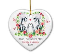 El Amor Verdadero Nunca Muere Decoracion Navidad Creativa Colgante De Navidad con Cuerda Adornos Navideños para Mochila Estante Hogar