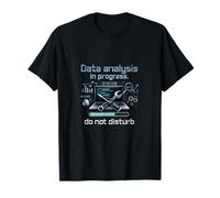 El análisis de Datos en Curso no Molestar gráfico Camiseta
