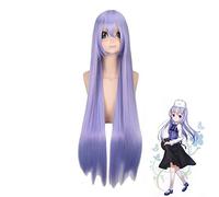 ¿El anime es la orden de un conejo? Kafuu Chino peluca Cosplay disfraz mujer pelo largo sintético Halloween fiesta pelucas